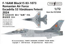 1/72 General-Dynamics F-16AM Block 15 Romanian Air Force