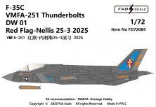 FabScale Studio F-35C VMFA-251 Thunderbolts 2025 1/72
