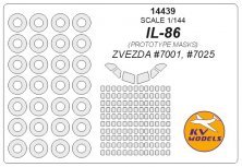 1/144 Ilyushin IL-86 paint mask