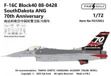 1/72 F-16C Block 40 88-0428 South Dakota ANG
