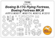 1/72 Boeing B-17G Flying Fortress, MK.III + wheels masks