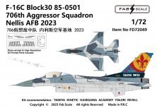 1/72 F-16C Block 30 706th Aggressor Squadron Nellis Afb 2023