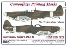 1/48 Mask Supermar.Spitfire Mk.I,II Camouflage 'A'