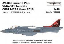 1/48 McDonnell-Douglas AV-8B+ Harrier VMA-311 2016