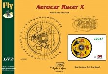 1/72 Avrocar Racer X (3 Duzi Modell)