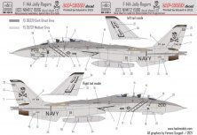 HAD 1/32 D�calcomanie F-14A Jolly Rogers Low Visibility
