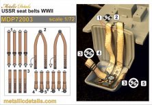 1/72 Ussr seat belts WWII
