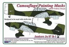 1/72 Junkers Ju 87B-1 'Stuka' camouflage painting masks