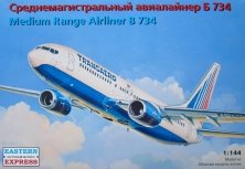 1/144 Medium Range Airliner B 734 (TRANSAERO)