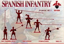 1/72 Spanish Infantry . Set 3. 16 century