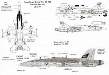 Superscale 1/32 F/A-18C Hornet VFA-97 CAG 163769