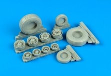 1/32 F-14D Super Tomcat weighted wheels (TRUMP)