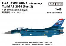 1/48 Mitsubishi F-2A Jasdf 70th Anniversary Tsuiki Ab 2024 Part
