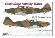 1/72 Boulton-Paul Defiant Mk.I "B" Camouflage Patterns mask