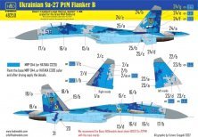 1/48 Ukrainian Su-27P1M Flanker B Digital Camouflage decal sheet