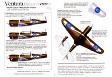 Ventura Curtiss P-40N RNZAF Decals 1/72 Ventura Curtiss P-40N RNZAF Decals 1/72