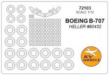 1/72 Boeing B-707 + wheels masks