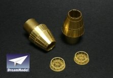 1/72 Exhaust nozzles for PLAAF J-20 (Trumpeter)