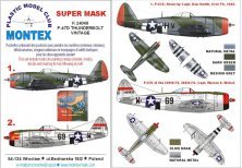 Montex Masques P-47D Thunderbolt 1/24 Kinetic Vintage