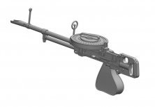 1/72 Vickers K light machine gun, Great Britain pre-war and WWII