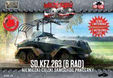 1/72 Sd.Kfz 263 6-RAD, German armored car with barrel