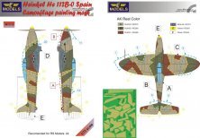 1/72 Mask He 112B-0 Spain Camouflage