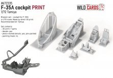 Brassin 1/72 F-35A cockpit PRINT for Tamiya