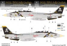 1/32 Decal F-14A Jolly Rogers USS T.Roosevelt
