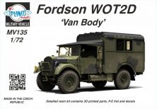 1/72 Fordson WOT2D Van Body