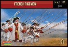 1/72 French Pikemen Spanish Succession War