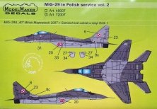 1/72 Decal MiG-29 in Polish service vol.2