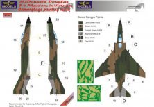 1/72 Mask F-4 Phantom in Vietnam Camoufl.painting