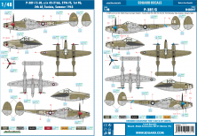 Decals 1/48 P-38F/G