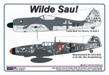 1/32 Wilde Sau! Focke-Wulf Fw-190A-5 & Messerschmitt Bf-109G-6/R