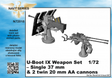 1/72 U-Boot typ IXC Weapon Set