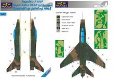 1/48 F-100F Super Sabre USAF in Vietnam camouflage mask