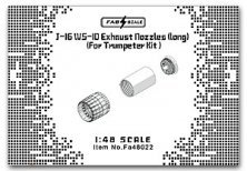 1/48 J-11 WS-10 Afterburner & Exhaust Nozzles for Trumpeter
