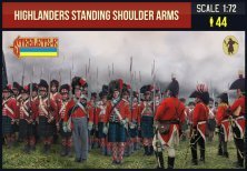 1/72 Highlanders Standing Shoulder Arms Napoleonic