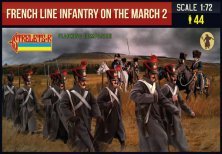 1/72 French Line Infantry on the March 2 Napoleonic
