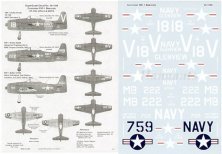 Microscale 1/48 Decals Grumman F8F-1 Bearcats
