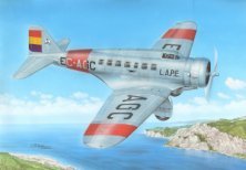 Azur 1/72 Northrop Delta 1C Transport Over Spain EC-AGC