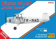 1/72 B?cker Bu-131A/D Nadia Russo Romania Aeroclub