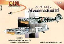 Abziehbilder Messerschmitt Bf-109G-6 1/24