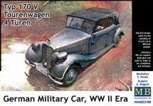 1/35 German Military Car, Typ 170 V Tourenwagen 4 Turn 1937-1940