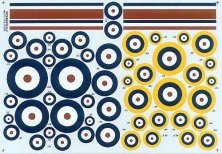 1/72 RAF National Insignia/Roundels A type/A1 type