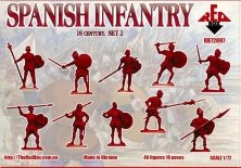 1/72 Spanish Infantry Set 2 16 c.