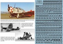 1/72 24 inch letters for RAF, RN, RAAF, RCAF and RNZAF
