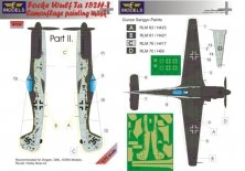 1/72 Mask Focke Wulf ta 152H-1 Camouflage part 2