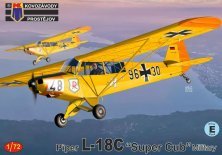 KP 1/72 Piper L-18C Super Cub Military 4 camouflages