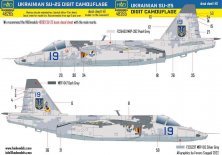 1/48 Decal Su-25 Ukrainian Digit Camouflage Part 2